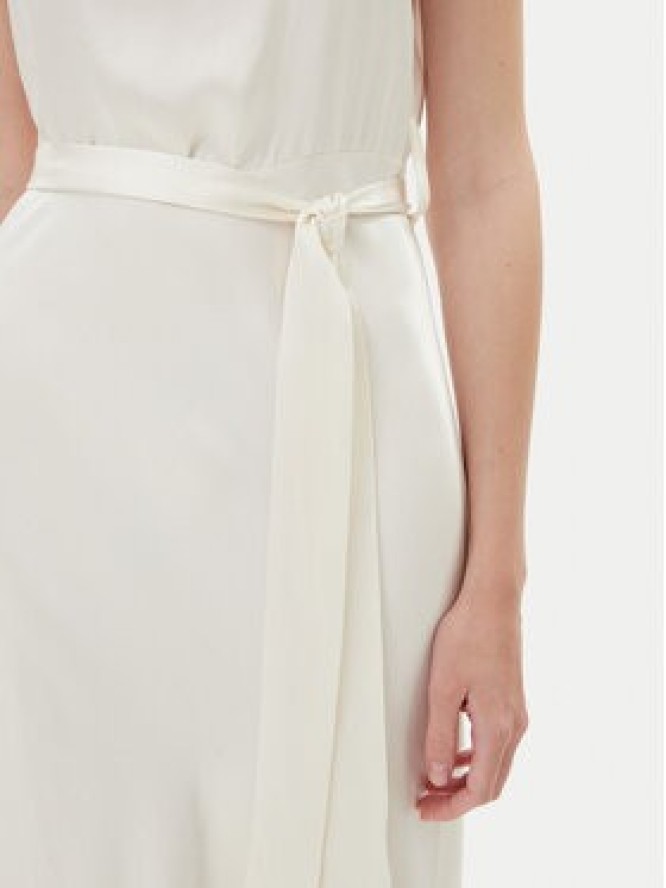 ViCOLO Sukienka wieczorowa TD0766 Écru Regular Fit