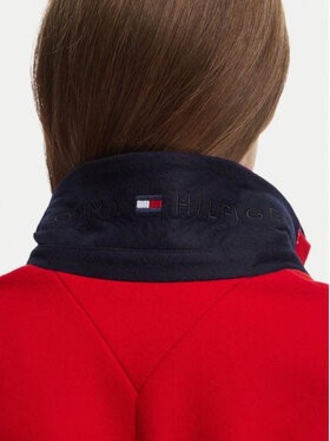 Tommy Hilfiger Płaszcz wełniany Classic WW0WW51106 Czerwony Regular Fit