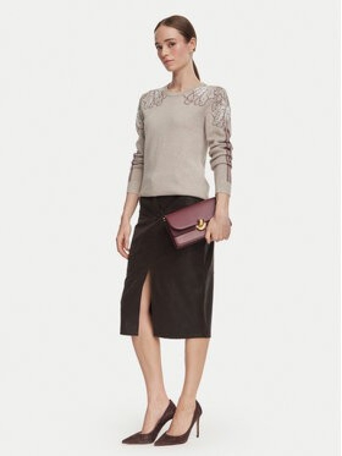 Liu Jo Sport Sweter TF6094 MS49I Szary Regular Fit