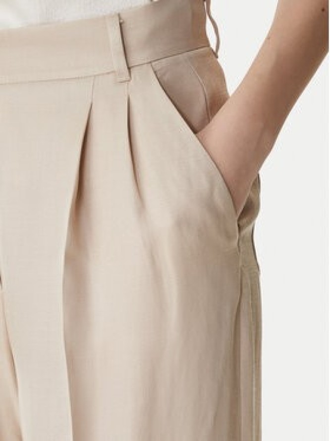 Marella Spodnie materiałowe Adito 2615131221 Beżowy Straight Fit