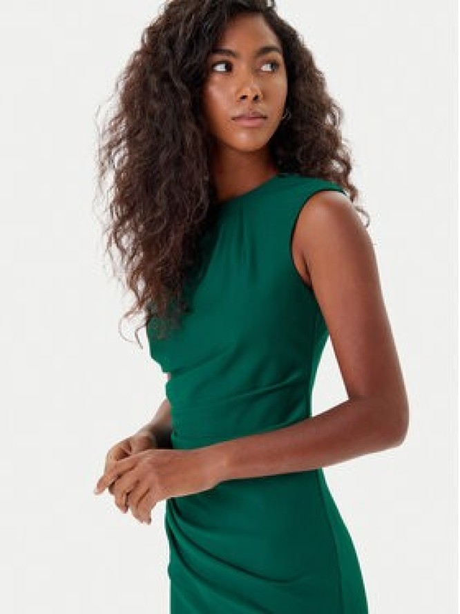 Rinascimento Sukienka koktajlowa CFC0125332003 Zielony Slim Fit