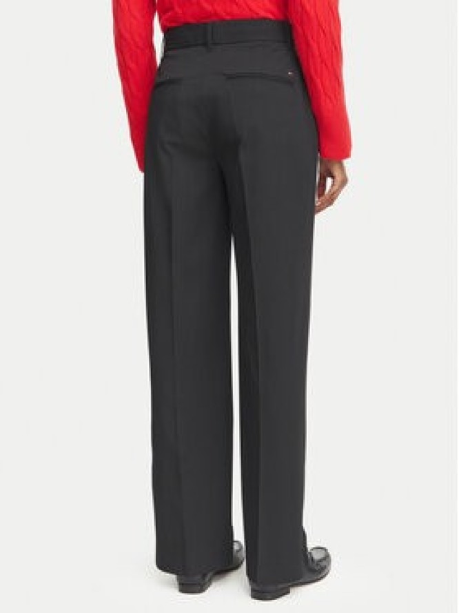 Tommy Hilfiger Spodnie materiałowe WW0WW51899 Czarny Straight Fit