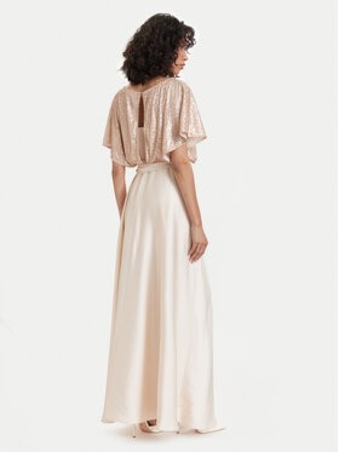 ACCESS FASHION Sukienka wieczorowa 63-3439-392 Złoty Regular Fit