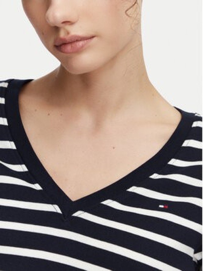 Tommy Hilfiger T-Shirt New Cody WW0WW40584 Granatowy Slim Fit