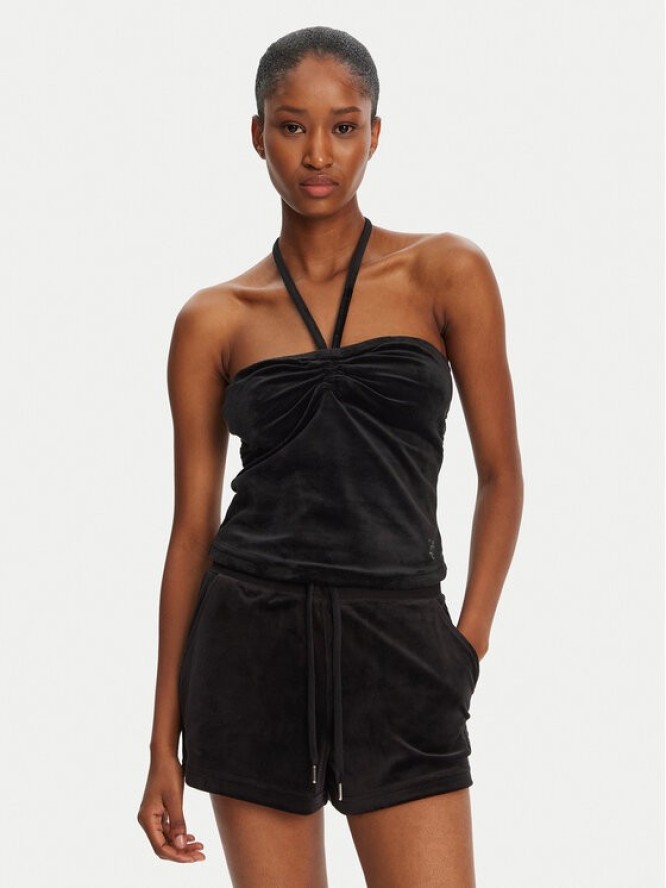 Juicy Couture Top JCWCT125325 Czarny Slim Fit