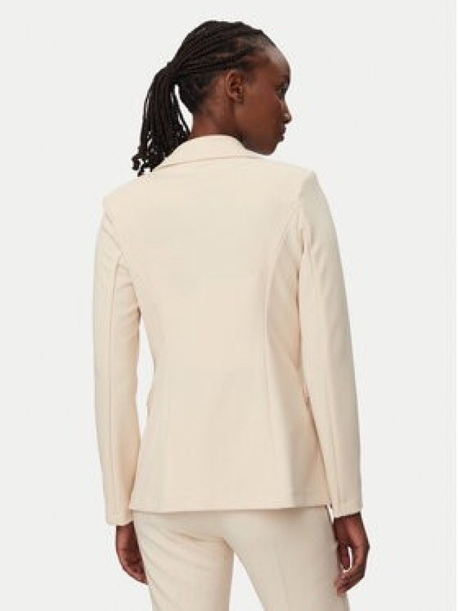 Rinascimento Marynarka CFC0128295003 Beżowy Slim Fit