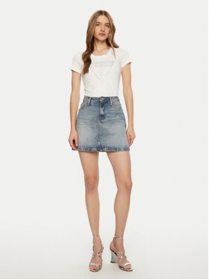 Guess T-Shirt W5RI11 J1314 Biały Regular Fit