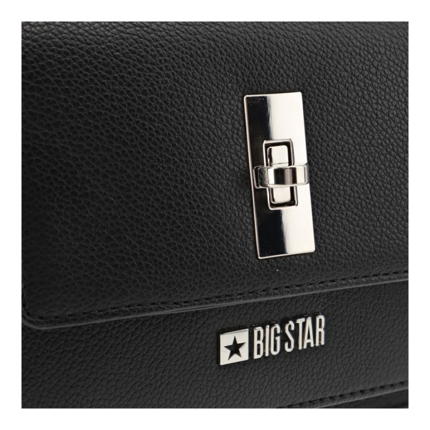 Czarna Modna Damska Torebka Big Star
