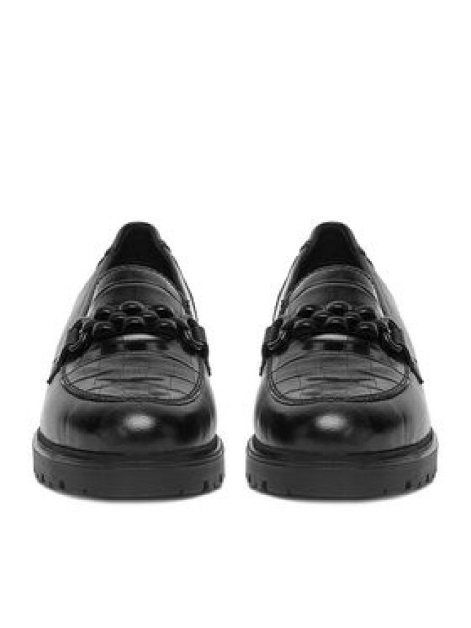 Rieker Loafersy 45561-01 Czarny