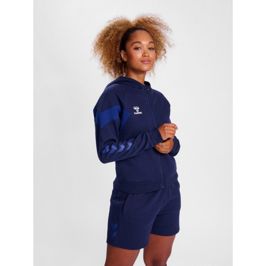 Damska bluza z kapturem na zamek błyskawiczny Hummel Travel