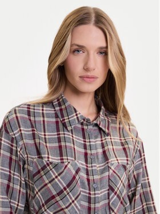 ONLY Koszula Riley 15351443 Szary Regular Fit