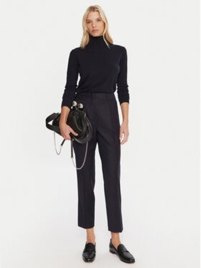 Weekend Max Mara Spodnie materiałowe Caldaia 2525136152 Granatowy Regular Fit