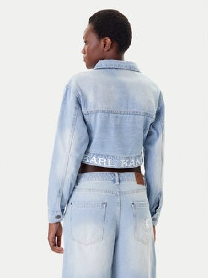 Karl Kani Kurtka jeansowa PD00005493 Niebieski Regular Fit