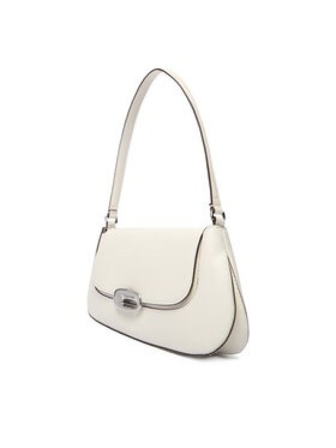 Calvin Klein Torebka Hardware Flap Shoulder Bag LV04F3146G Biały