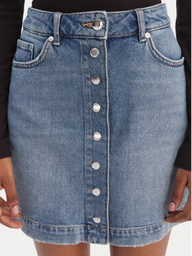 HUGO Spódnica jeansowa Gilvie 50553182 Niebieski Regular Fit