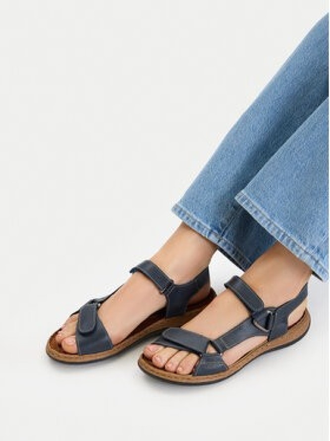 Go Soft Sandały CEO-WI23-4773-05 Granatowy