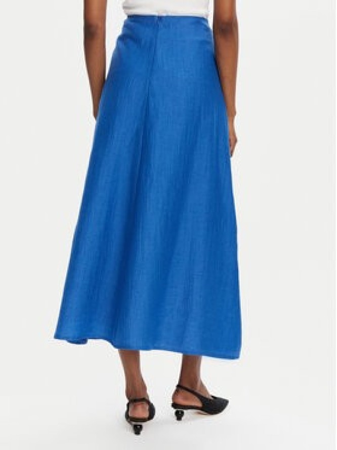 KAOS Spódnica midi RP1MR059 Niebieski Regular Fit