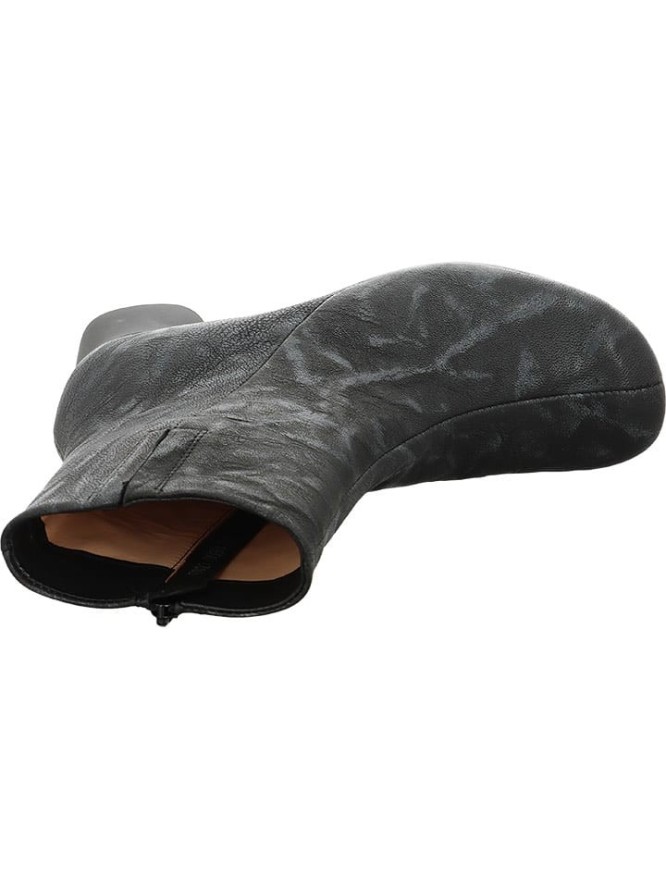 Think! Skórzane botki w kolorze czarnym rozmiar: 39,5