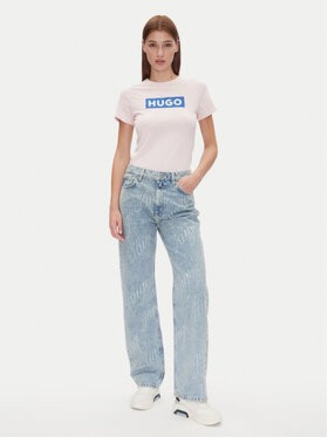 HUGO Jeansy Elyah_B 50534771 Niebieski Straight Fit