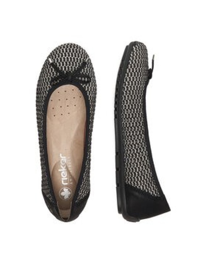 Rieker Baleriny CEO-43850-00 Czarny