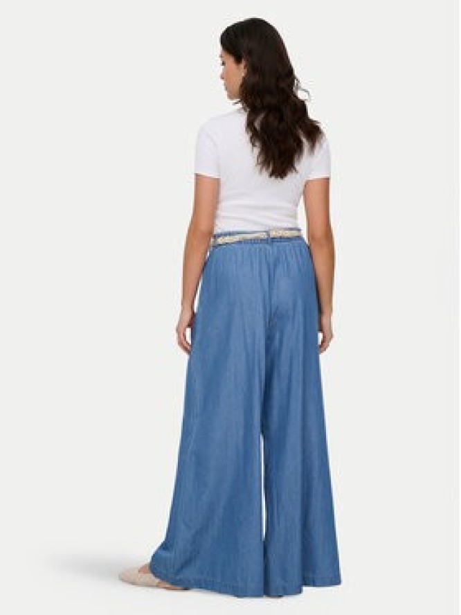 ONLY Spodnie materiałowe Bea Hw 15375507 Niebieski Wide Leg