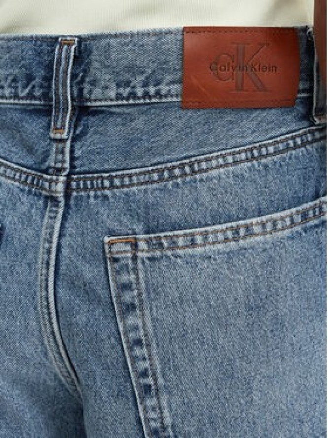 Calvin Klein Jeans Jeansy LV047G912G Granatowy Relaxed Fit