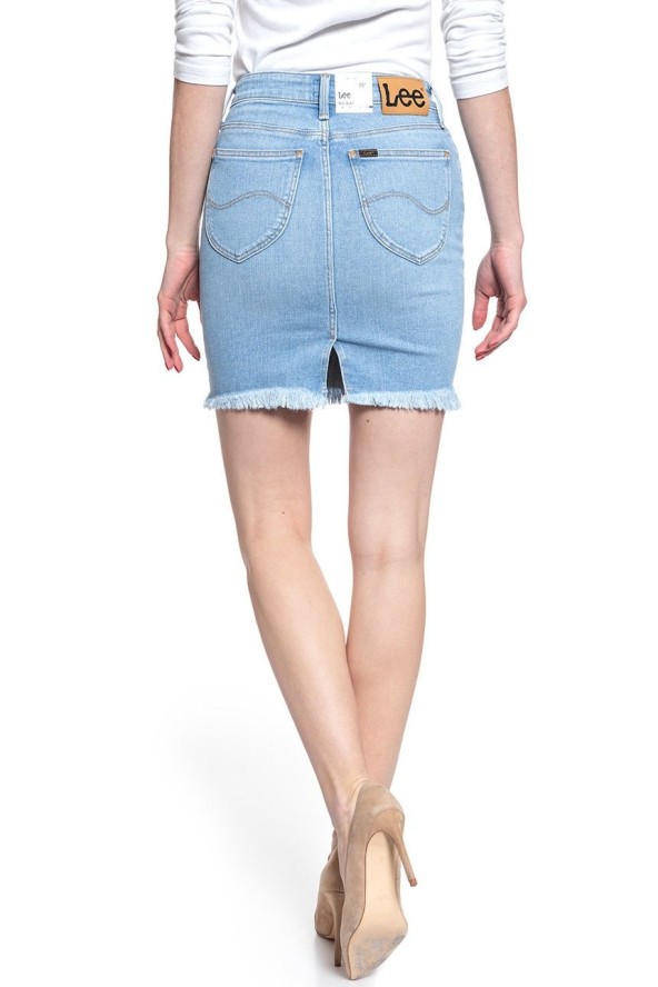 SPÓDNICA JEANSOWA LEE MID SKIRT FLIGHT L38JROKR 112108239