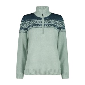 Damski półzip CMP Wooltech