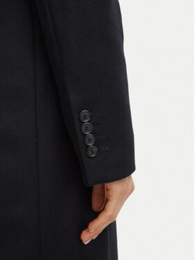 BOSS Płaszcz wełniany Classin1 50574982 Granatowy Regular Fit