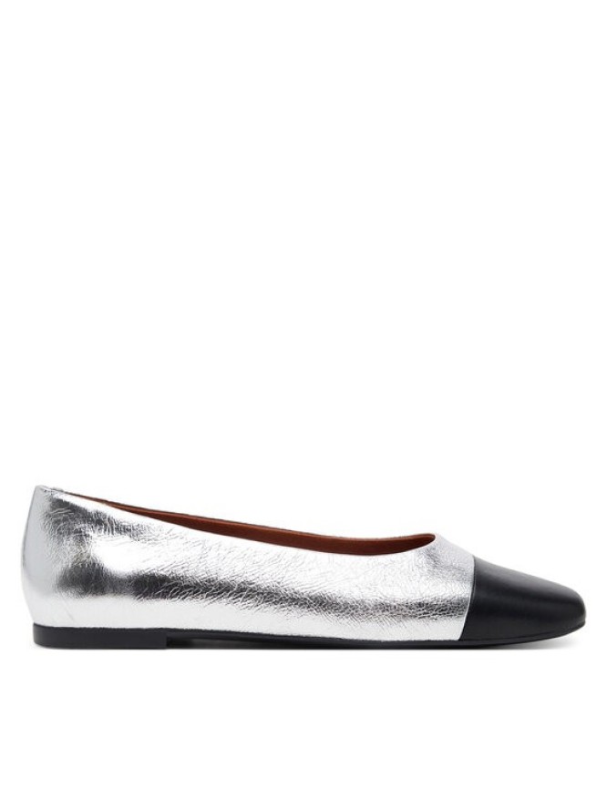 Vagabond Shoemakers Baleriny Jolin 5508-619-72 Srebrny