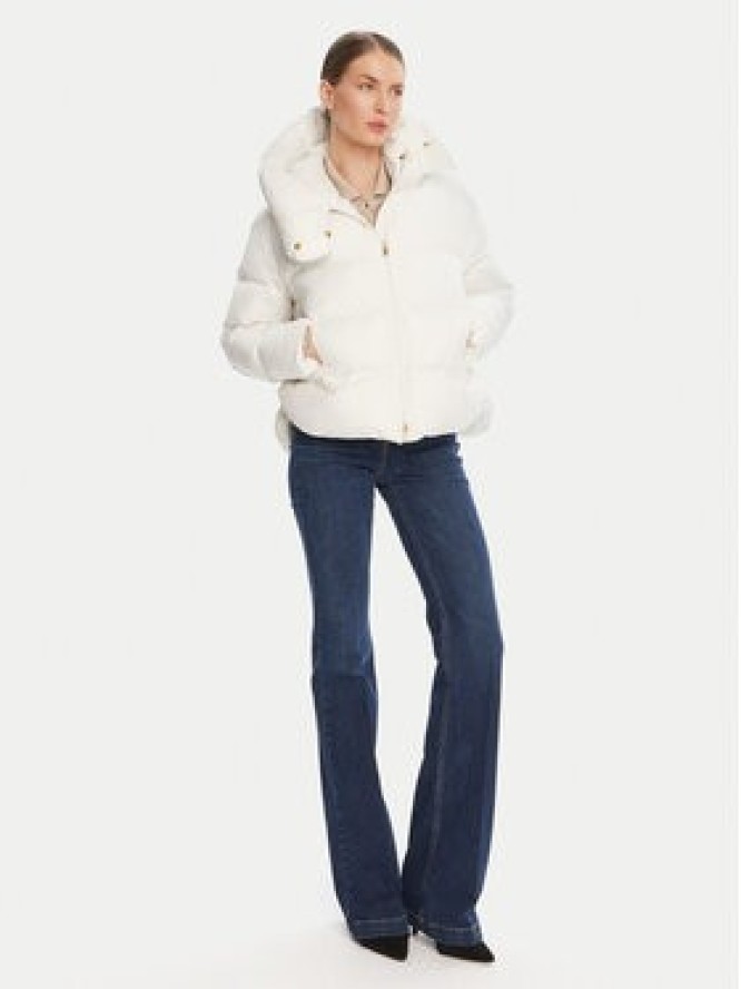 PINKO Kurtka zimowa 101602 A2P6 Biały Regular Fit