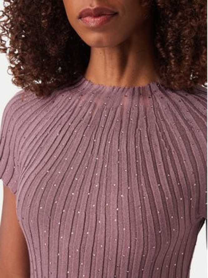 Guess Bluzka W6YR31 Z1023 Fioletowy Regular Fit