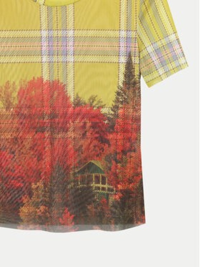 Desigual T-Shirt Double 24WWTK27 Kolorowy Slim Fit