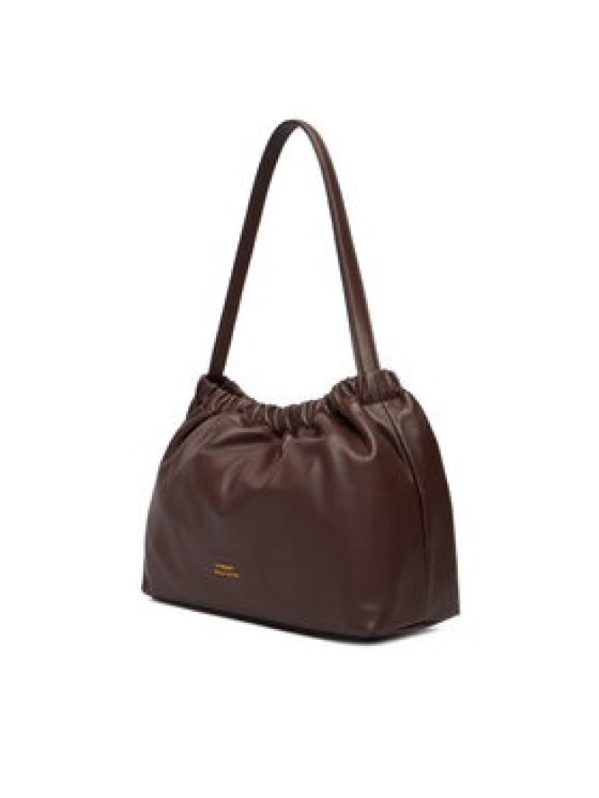 Tommy Hilfiger Torebka Soft Leather Shoulder Bag AW0AW18307 Bordowy