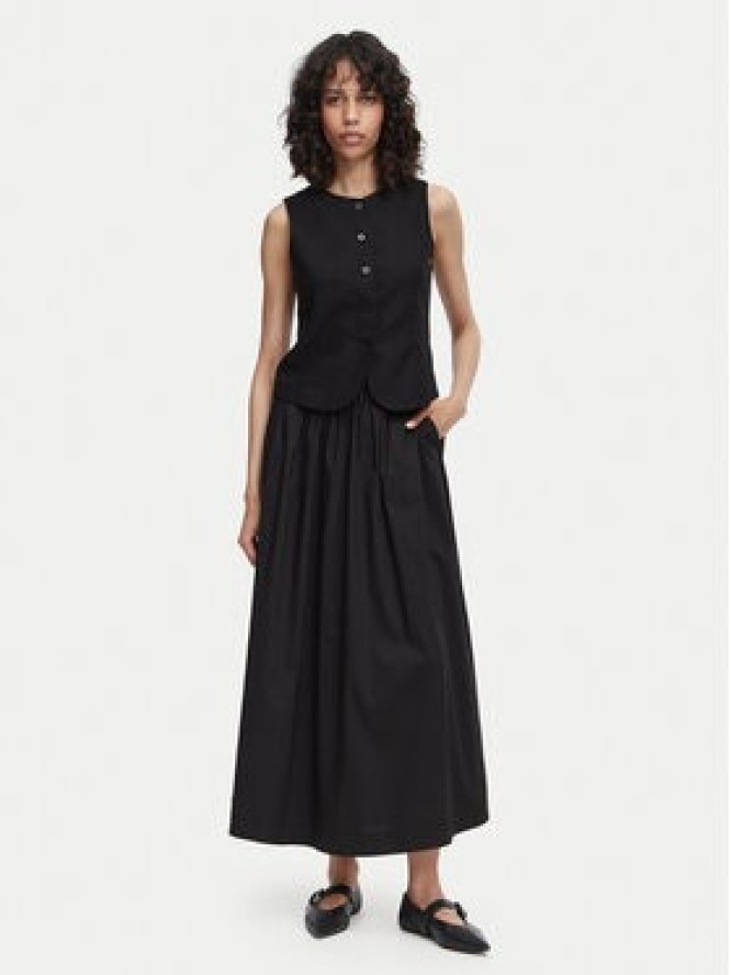 Vero Moda Spódnica maxi Friba 10346845 Czarny Regular Fit