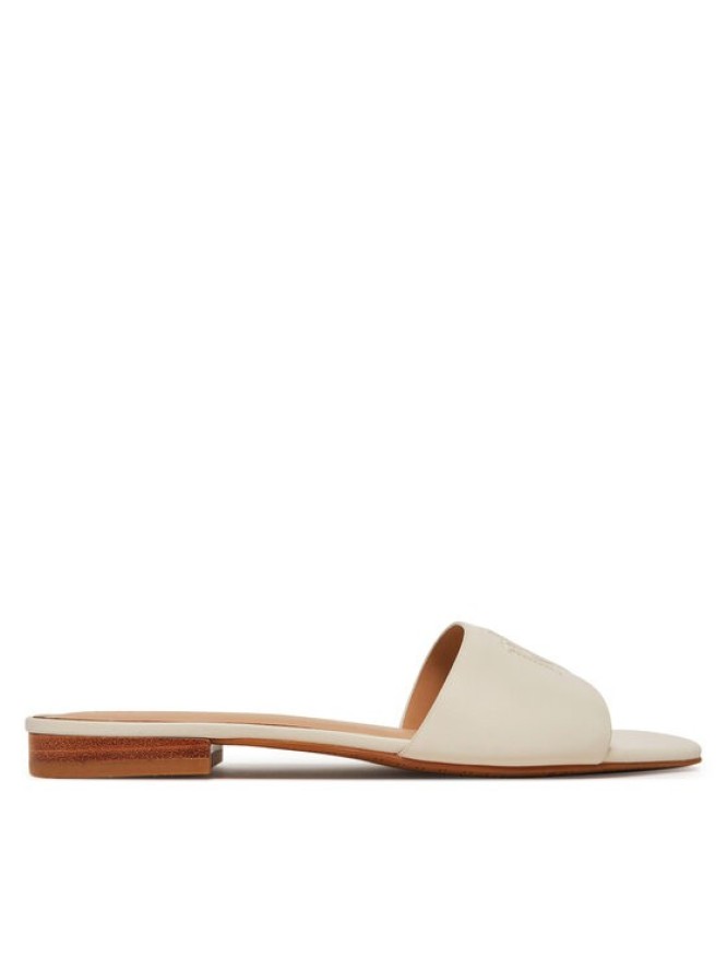 LAUREN RALPH LAUREN Klapki Everley 802959143009 Biały