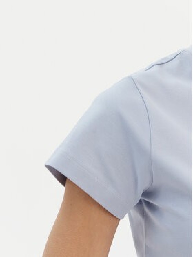 Guess T-Shirt V4YI21 KCDH1 Błękitny Regular Fit
