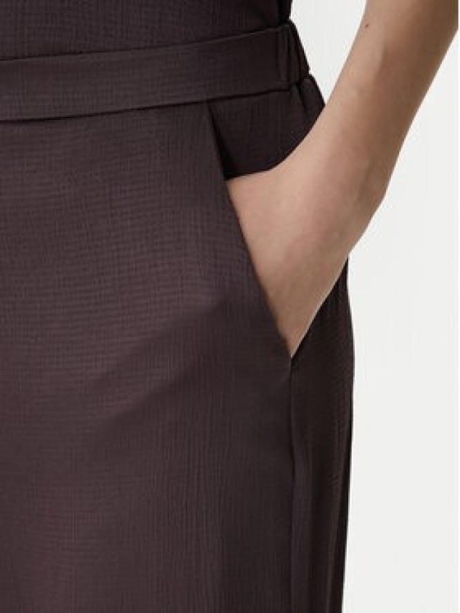 Marella Spodnie materiałowe Robinia2 2615131281 Brązowy Straight Fit