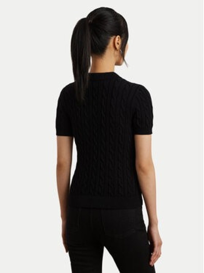 LAUREN RALPH LAUREN Sweter 200932224003 Czarny Slim Fit
