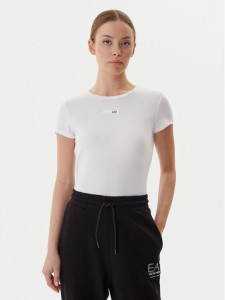 EA7 Emporio Armani T-Shirt 7W000673 AF12945 U0002 Biały Slim Fit