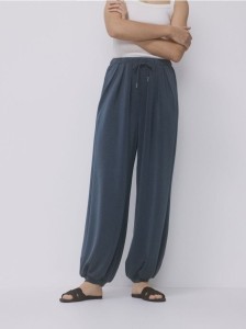 Spodnie balloon - granatowy