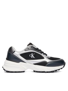 Calvin Klein Sneakersy Hike Runner Lace Up Mesh Mix Met YW0YW02063 Kolorowy