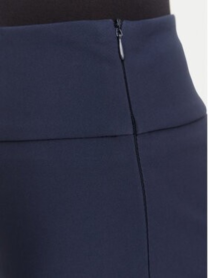 Rinascimento Spodnie materiałowe CFC0130140003 Granatowy Flare Fit