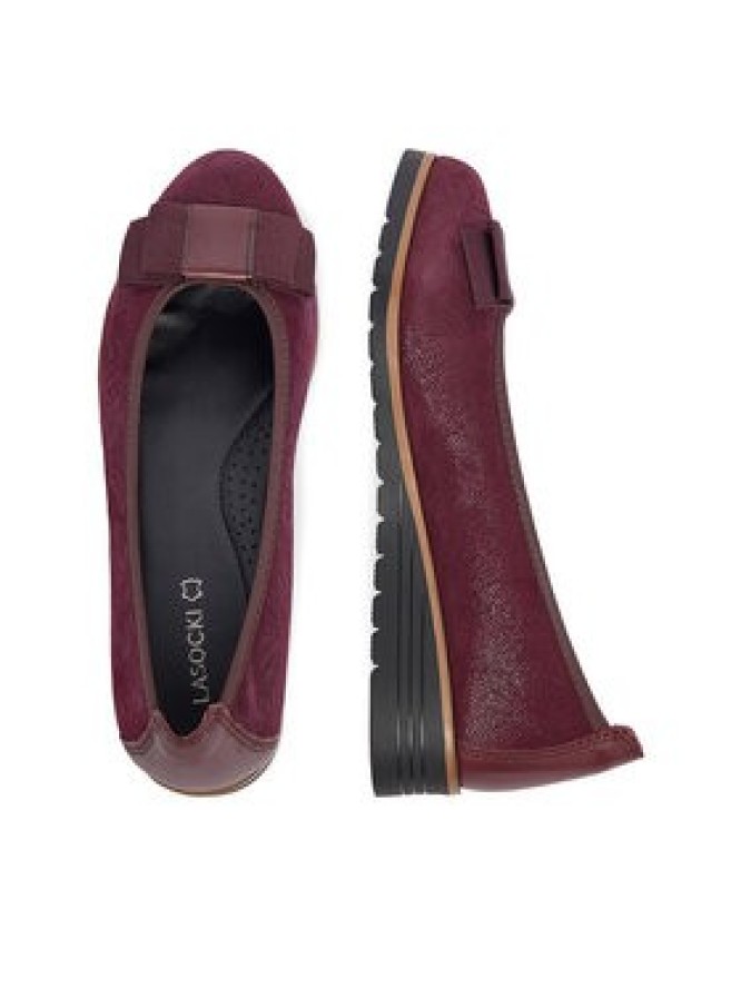 Lasocki Baleriny CEO-RST-TOMBA-29 Bordowy