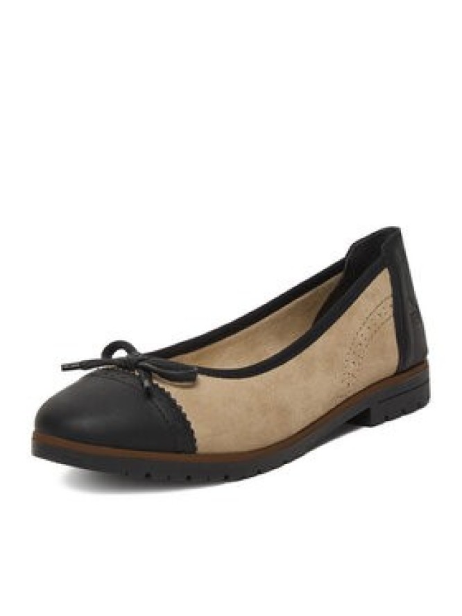 Rieker Baleriny 45358-60 Beżowy