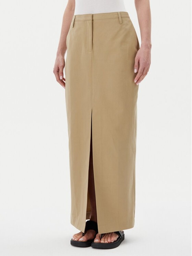 Herskind Spódnica maxi 5532150 Khaki Regular Fit