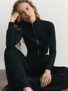 Luźne spodnie - czarny