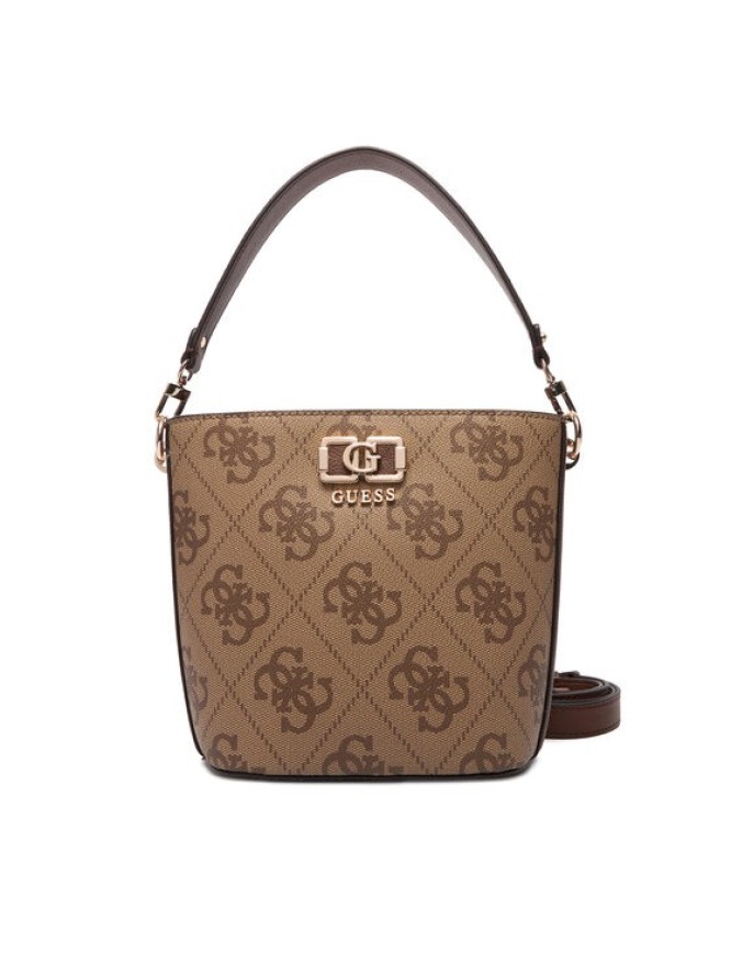 Guess Torebka Karnilla Logo HWOS99 01010 Brązowy