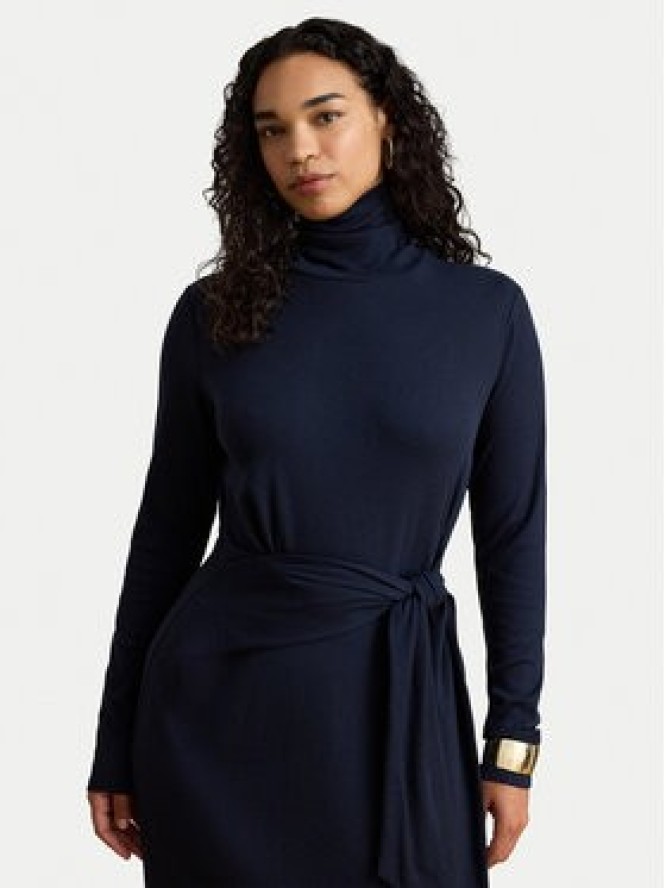 LAUREN RALPH LAUREN Sukienka dzianinowa 200980028008 Granatowy Slim Fit