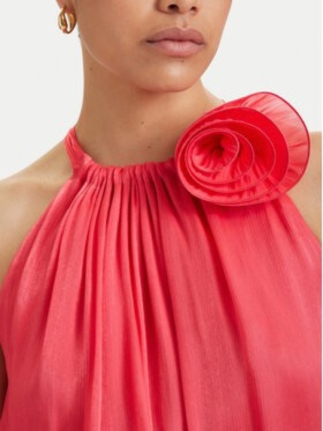 ACCESS FASHION Sukienka wieczorowa 63-3324-308 Koralowy Regular Fit